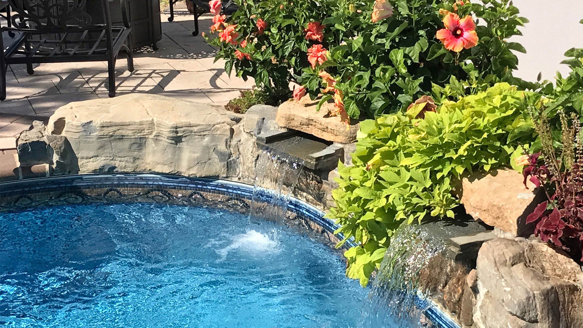 Custom Rock Waterfalls Nj Lee Santos Custom Waterfalls Llc